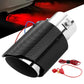 🚗 50% DE RÉDUCTION! 🔥 Embout d'échappement LED – Effet flamme, fibre de carbone & universel 💨