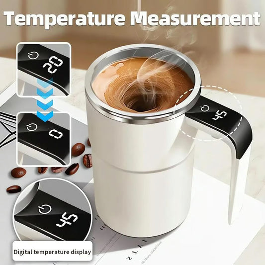 💥Grande promotion 50 % DE RÉDUCTION☕🔋Ensemble de tasses à café rechargeables à agitation magnétique automatique⚡