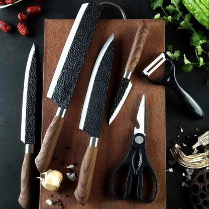 Professionellt köksknivset i rostfritt stål 🔪 Allt du behöver i ett set – knivskarpa, rostfria & perfekt balanserade ✨