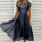 🌸👗 Robe col rond respirante – Mélange de coton premium, léger et anti-froissement, la pièce maîtresse à superposer en toute saison 🧥☀️