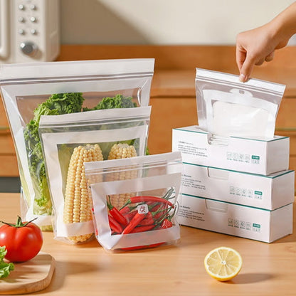 🛍️🍱 Sacs transparents renforcés double scellage – Qualité alimentaire, étanchéité maximale, robustesse exceptionnelle, conservez vos aliments au frais ou au congélateur sans fuite ni odeur 🧊✨