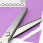 ✂️ PROMO FLASH : 50% DE RÉDUCTION ! Ciseaux Zig-Zag en Acier Inoxydable – Lames Dentelées Anti-Effilochage & Poignée Ergonomique for Coupe Décorative Tissu, Papier et Cuir 🧵