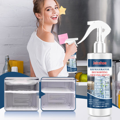 ❄️⚡ Agent dégivrant réfrigérateur – Dissout la glace rapidement, sans gratter ni abîmer, un entretien facile pour garder votre congélateur performant et propre 🧊✨
