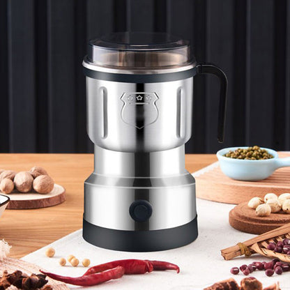 🔪💨 Broyeur à épices et café – Acier inoxydable, mouture homogène, idéal pour les mélanges maison, les currys, les graines de lin et les noix du jardin 🥜🧄