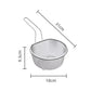 🧼🔪 Passoire inox 304 hygiénique – Ne rouille pas, sans odeur, idéale pour filtrer bouillons, quinoa et salades, l’indispensable des cuisines saines et modernes 🌿✨