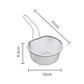 🧼🔪 Passoire inox 304 hygiénique – Ne rouille pas, sans odeur, idéale pour filtrer bouillons, quinoa et salades, l’indispensable des cuisines saines et modernes 🌿✨