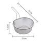 🧼🔪 Passoire inox 304 hygiénique – Ne rouille pas, sans odeur, idéale pour filtrer bouillons, quinoa et salades, l’indispensable des cuisines saines et modernes 🌿✨