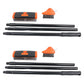 💪🧹 Kit de brosses désherbantes – 3 formes pour joints étroits, larges et recoins, manche long pour travailler debout, fini de se mettre à genoux pour arracher les mauvaises herbes 🧎‍♂️🚫