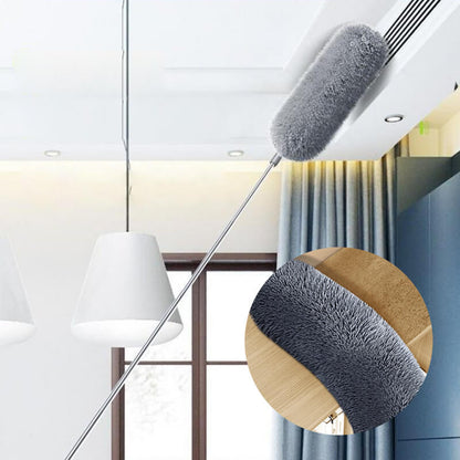 🧹✨ Bâtonnet nettoyant rétractable – Pliable, lavable, atteint les hauteurs sans escabeau, l’outil malin pour dépoussiérer plafonds, luminaires et meubles hauts en toute sécurité 🏠💪