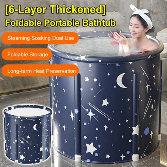 ⏳ Livraison gratuite - Baignoire pliable chauffée pour usage domestique