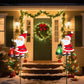 🔆🎄 Décoration solaire Père Noël – Charge le jour, brille la nuit, résistante aux intempéries, parfaite pour le jardin, le balcon ou l’allée, la magie de Noël en toute autonomie 🌙🎁