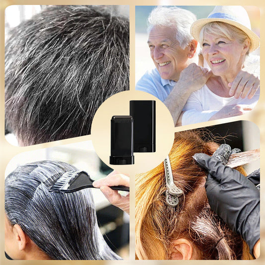 💇 BEGRÄNSAD TID – KÖP 1, FÅ 1 GRATIS! 💥 Hårfärgningspenna med kam – naturlig täckning av utväxt & grå hårstrån, skonsam formula & enkel att applicera 🌿
