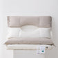 🛏️💆‍♀️ Oreiller cervical amovible et souple à double couches – Hauteur ajustable, soutien doux de la nuque, pour des nuits réparatrices et des réveils sans tension 🌙