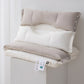🛏️💆‍♀️ Oreiller cervical amovible et souple à double couches – Hauteur ajustable, soutien doux de la nuque, pour des nuits réparatrices et des réveils sans tension 🌙