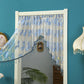 🚪🌸 Rideau de porte court en dentelle – Broderie florale, perles et franges, séparation élégante et lumineuse, la touche romantique pour la maison de campagne ou l’appartement 🕊️🏡