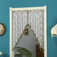 🚪🌸 Rideau de porte court en dentelle – Broderie florale, perles et franges, séparation élégante et lumineuse, la touche romantique pour la maison de campagne ou l’appartement 🕊️🏡