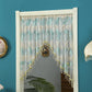 🚪🌸 Rideau de porte court en dentelle – Broderie florale, perles et franges, séparation élégante et lumineuse, la touche romantique pour la maison de campagne ou l’appartement 🕊️🏡