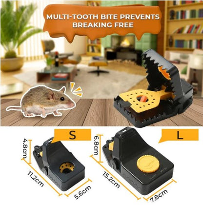 🐭⚡ Piège à souris automatique sensible – Capture sans cruauté, facile à vider, design réutilisable, sécurité enfants/animaux, hygiénique et efficace à la maison comme au garage 🏠✨