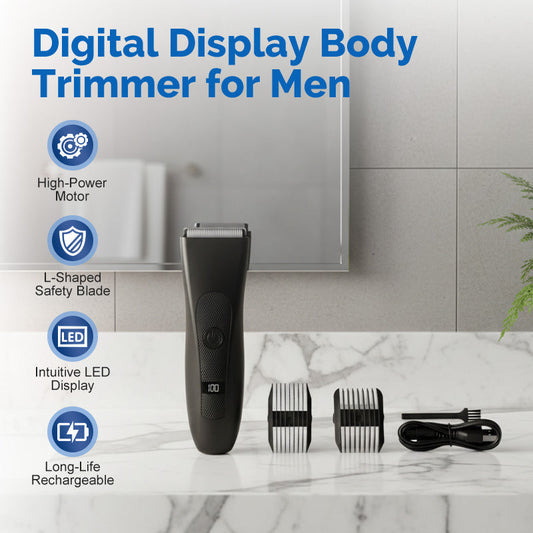 📢📢 -50 % !! 🔥🔥 Plus de 35 000 unités vendues !! ✂️ Tondeuse corps pour homme avec écran numérique ✨