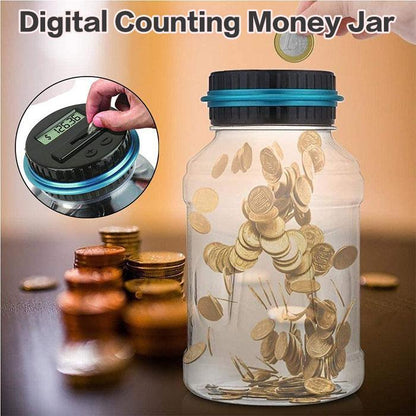 💰🐷 Tirelire numérique – Affichage digital, comptage automatique, mot de passe, initiez vos enfants à l’épargne en s’amusant, le cadeau malin qui transforme l’argent de poche en objectif 🎯👶