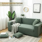 🧵🛋️ Housse de canapé jacquard – Tissu texturé, fixation antidérapante, bordure élastique, protégez et relookez votre canapé en un instant, sans qu’il ne bouge d’un pli au quotidien 🏠🌿