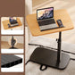 🛋️ BEGRÄNSAD TID – 50 % RABATT! ✨ Sidobord med 360° roterbar bricka – rullas enkelt in under soffan, perfekt för laptop, kaffe & frukost på sängen ☕