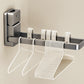 🛁 Porte-Serviettes Pliable à Ventouse | Installation Sans Perçage, Fixé en Quelques Secondes ⏱️ | Bras Rabattable Gain de Place 🔄 | Acier Anti-Rouille pour Salle de Bain et Cuisine 🛀 | Barre de 22,5 cm, Gris Élégant ✨