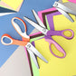 ✂️🧵 Ciseaux cranteurs en acier inoxydable – Bords zigzag, poignées ergonomiques, couture, quilting et scrapbooking, 4 coloris, l’outil parfait pour des finitions nettes et créatives 🌈✨