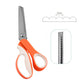✂️🧵 Ciseaux cranteurs en acier inoxydable – Bords zigzag, poignées ergonomiques, couture, quilting et scrapbooking, 4 coloris, l’outil parfait pour des finitions nettes et créatives 🌈✨