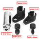 🚗🔧 Lot de 5 pièces : clés à douille décalées et fraises à fileter pour sondes O2 – Desserrage sans endommager le câblage, nettoyage du filetage, le kit indispensable pour remplacer vos capteurs sans risquer la casse 🔩🛡️