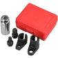 🚗🔧 Lot de 5 pièces : clés à douille décalées et fraises à fileter pour sondes O2 – Desserrage sans endommager le câblage, nettoyage du filetage, le kit indispensable pour remplacer vos capteurs sans risquer la casse 🔩🛡️