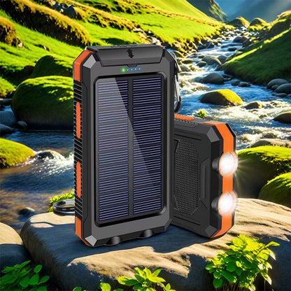 ☀️ 50 % DE RÉDUCTION EN CE MOMENT ! 🔦 Batterie externe solaire portable – Recharge solaire, double éclairage LED, adaptée aux activités de plein air ✨