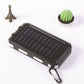 Batterie externe solaire 10000mAh, chargeur solaire avec double lampe LED, batterie externe pour voyage, camping #TOP PICKS
