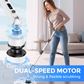 Brosse électrique sans fil 9 en 1 – Nettoyeur rotatif rechargeable pour salle de bain, cuisine, carrelage, baignoire et joints – Brosse multifonction avec têtes interchangeables
