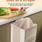 🗑️🍽️ Poubelle de cuisine suspendue et pliable – Anti-fuite, 2 coloris, 7 L ou 10 L, style basique ou luxe avec panier d’égouttage magnétique, gain de place garanti 🏠♻️