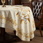 🌹💧 Nappe imperméable rose doré – Motif 3D élégant, résistante aux taches et facile à entretenir, transformez vos dîners sans craindre les éclaboussures de vin ou de sauce 🍷✨