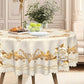 🌹💧 Nappe imperméable rose doré – Motif 3D élégant, résistante aux taches et facile à entretenir, transformez vos dîners sans craindre les éclaboussures de vin ou de sauce 🍷✨