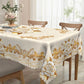 🌹💧 Nappe imperméable rose doré – Motif 3D élégant, résistante aux taches et facile à entretenir, transformez vos dîners sans craindre les éclaboussures de vin ou de sauce 🍷✨