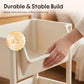 🧴🧹 Chariot de rangement à roulettes multi-niveaux – 2/3/4/5 étages au choix, fentes étroites, glissez-le entre le frigo et le mur pour un gain de place maximal 🏠📏