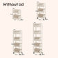 🧴🧹 Chariot de rangement à roulettes multi-niveaux – 2/3/4/5 étages au choix, fentes étroites, glissez-le entre le frigo et le mur pour un gain de place maximal 🏠📏