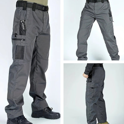 👖 50 % RABATT NU! 🛡️ Herr cargobyxor i taktisk design – gott om fickor, förstärkta knän & perfekta för krävande aktiviteter 💪