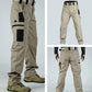👖 50 % RABATT NU! 🛡️ Herr cargobyxor i taktisk design – gott om fickor, förstärkta knän & perfekta för krävande aktiviteter 💪