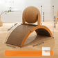 🐱🌿 Boule à gratter naturelle en sisal – Creuse, rotative, double face, le jouet écologique qui sauve votre canapé et fascine votre chaton, pour des heures de pattes heureuses et de ronrons 🛋️😻