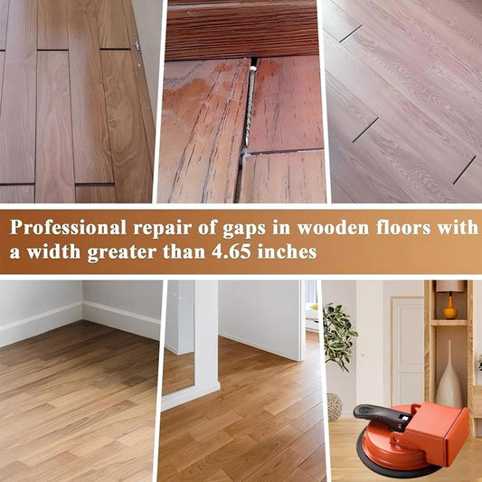 🛠️🔧 50 % DE RÉDUCTION ! Outil de réparation des interstices de parquet ultra-résistant – force de traction de 70 kg, ventouse de 4,65 pouces. Comble les interstices entre les lames de parquet – plus besoin de faire appel à un professionnel ! 🏠✨