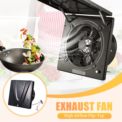 Extracteur d’air de cuisine à haut débit avec panneau relevable
