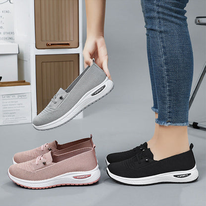 🚶‍♀️ Dam lätta slip-on casualskor – andningsbara, stötdämpande & perfekta för långa dagar på jobbet, resan & stan 🕶️