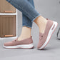 🚶‍♀️ Dam lätta slip-on casualskor – andningsbara, stötdämpande & perfekta för långa dagar på jobbet, resan & stan 🕶️