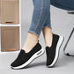 🚶‍♀️ Dam lätta slip-on casualskor – andningsbara, stötdämpande & perfekta för långa dagar på jobbet, resan & stan 🕶️