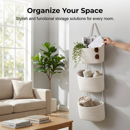 🧴🧹 Organisateur mural à 3 étages – Fixation sans perçage, grilles de drainage, libérez votre plan de travail en exploitant vos murs, idéal pour cuisine, salle de bain et buanderie 🏠📐