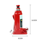🔥 Het rea – 40 % RABATT & Fri frakt! 🔥 Kraftig 2-tons hydraulisk domkraft – säker, slitstark & perfekt för bil, husbil & släp, stadig lyftning 🔒